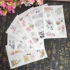 Marcador de Página Marcador de Planta Espécime Folhas em Relevo Nervuras de Folha Estilo Antigo Artesanal Clássico Espécime Material para Estudante Caderno de Campo