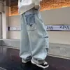 Jeans de Primavera para Niños 2026 Nuevo Estilo Pantalones Infantiles Primavera y Otoño Sueltos Casuales para Niños Mayores Moda de Primavera de Moda
