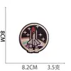 Patch de Tecido Bordado de Astronauta Espacial Foguete Monstro da Amazonia Emblema Criativo Bordado em Computador Patch Insígnia Decoração