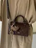 Bolso acolchado para mujer, nuevo bolso de hombro vintage para el trabajo de otoño 2026, bolso Boston cruzado de alta gama
