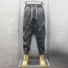 Pantalones Cargo Casuales de Moda para Hombre, Pantalones Largos Jogger Holgados de Primavera y Otoño, Pantalones de Chándal Harem Deportivos de Color Sólido Simples para Verano