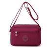 Bolso de Hombro Color Macarrón Zorro Colorido Moda Femenina Bolso Cruzado de Moda Bolso Multicapa para Teléfono Móvil Bolsos
