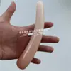 Fabricante direto gema de cristal natural Jade Vermelho Dongling simulação de pênis brinquedos sexuais para adultos varinha de vulva para mulheres