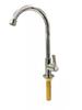 Grifo Monomando de Agua Fría Extendido para Cocina, Lavabo Grueso a Prueba de Salpicaduras para Lavar Verduras y Platos