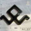 Nueva Flor de Esquina de Techo Estilo Chino Líneas de Madera de Bambú Forma de 7 L Líneas Planas Decoración Sala de Estar Pasillo Líneas de Techo Líneas Decorativas de Techo