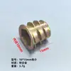 Parafuso para Móveis Peças Embutidas Ferragens Conectores Cabeça Escareada Sextavada com Porcas de Rosca Interna e Externa Trapezoidal M4M5M6M8