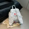 Bolsa Nova Fofa com Orelhas de Coelho de Verão 2025 Mochila de Grande Capacidade Mochila para o Dia a Dia Bolsa com Aparência Elegante Mochila Escolar Feminina