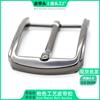 Hebilla de cinturón de cuero para hombre hebilla de pasador de aleación de zinc fábrica en stock al por mayor 4.0 comercio exterior hebilla de cinturón de alta gama entrega en una sola pieza