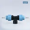 Accesorios Tandem para Junta de Barril Tonel IBC Transfronterizo Junta de Tubería PE Codo Diámetro Igual T de Unión Directa Accesorios Tandem para Barril Tonel