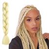 Extensão de cabelo trançado sujo transfronteiriço, cabelo trançado jumbo, cor gradiente africana, fibra química de seda de alta temperatura, peruca trançada grande
