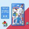 Tesoura de desenho animado genuína da Hello Kitty para estudantes, tesoura fofa e segura com pontas arredondadas para artesanato
