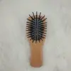Pente com almofada de ar KM, pente massageador, pente com almofada de ar para volume, conjunto de pentes de madeira, caixa de presente, design de alta qualidade, personalizável com gravação de letras