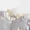 Conjunto de Ropa de Verano para Niñas, Top Coreano de Mangas Acampanadas, Conjunto de Dos Piezas Delgado a la Moda para Bebés y Niños Pequeños