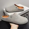 Mocassins masculinos de verão, novos, estilosos, leves, casuais, para uso externo, sem cadarço