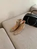 Botines de moda coreanos estilo retro con plataforma para mujer, puntera cuadrada, cremallera trasera elegante, ajustados, nuevo modelo Otoño/Invierno 2026