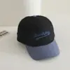 Chapéu Infantil Chenjing Outono e Inverno Bordado Personalizado com Letra Combinação de Cores Boné de Basebol Estilo Coreano Versátil Pelúcia Quente Chapéu com Aba