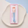 Brocha para base de maquillaje de cola de pez, brocha para base de maquillaje plana curva fina, brocha para maquillaje de base líquida sin marcas de brocha de cabeza plana