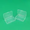 Caja de Almacenamiento Rectangular de Plástico Transparente con Tapa Caja Vacía de PP Papelería Equipo de Pesca Accesorios de Ferretería Caja de Empaque Caja Organizadora de Escritorio