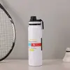Chaleira Espacial de Aço Inoxidável 304 Mais Vendida Transfronteiriça Garrafa de Água Grande Capacidade para Fitness Esportes Copo Térmico para Viagem ao Ar Livre Montado no Carro