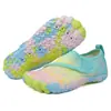 Zapatos de playa para niños transfronterizos, zapatos de natación, zapatos de buceo y snorkel, calcetines de playa, zapatos para rastrear arroyos, zapatos de piel, zapatos antideslizantes para ciclismo y hogar