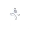 Fivela de conexão para colar e pulseira em aço inoxidável acessórios diy fivela lagosta aço titânio fivela de dia fivela de ajuste D atacado em estoque