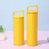 Nuevo Modelo de Termo de Acero Inoxidable 304 de Gran Capacidad con Asa, Portátil para Uso en Exteriores, para Beber Directamente, Alto Valor Estético, Vaso Sencillo y Conveniente
