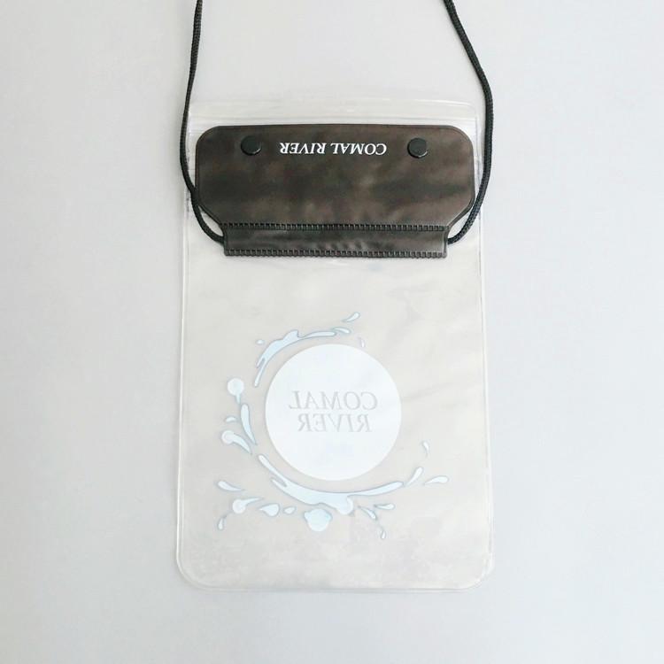 户外旅行游泳PVC防水袋 透明PVC大号手机防水袋 外卖触屏