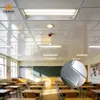 Tejas de Aluminio para Techo Armstrong 600X600Mm Paneles de Techo de Aluminio Resistentes al Fuego para Escuelas