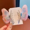 Clipe de Borboleta Super Fada Grande de 13CM Presilha Jacaré Cabeça de Borboleta Simulação Retrô Acessórios de Cabelo de Borboleta Dupla Face Adereços de Cabeça