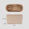 LiquidaciónBolsa de almacenamiento de fieltro, bolsa interior, bolsa de maquillaje de escritorio, forro de bolsa de mano, bolsillo interior