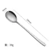 Aço Inoxidável Estilo Coreano Colher Garfo Dourado Colher Comercial Colher Doméstica Colher Garfo de Sobremesa Cabo Longo Colher de Sopa Colher de Mistura