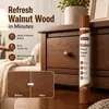 Varilla de reparación de madera KineShineX color nogal para muebles, pisos y puertas de madera para arreglar rayones, decoloración y desgaste