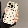 Lazo de Lunares Adecuado para Funda Protectora de iPhone Apple 11/12/13/14/15/16 Pro Max Funda para Teléfono Móvil