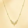 Cadena de Cintura con Alas de Ángel y Forma de Espada Estilo Ins Europeo y Americano para Mujer, Cadena Corporal Versátil Decorativa para Atuendo de Chica Popular