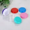 Caja de plástico redonda al por mayor de 5 10 15 20 30 50 g, caja para ungüentos, caja para crema cosmética, botella pequeña de muestra