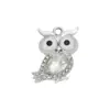 Amazon Pingente de Coruja Desenho Animado Pulseira Charme Chaveiro DIY Animal Pendente de Bolsa Pingente Artesanal