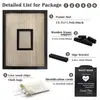 Placa Quadrada de Madeira para Assinaturas de Casamento Transfronteiriça Coração de Madeira Criativo para Bênçãos de Casamento Decoração de Casamento em Forma de Coração Livro de Mensagens para Convidados