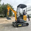 Exportação de mini escavadeiras para o México: mini escavadeiras para paisagismo e escavação de buracos, escavadeiras hidráulicas sobre esteiras