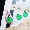 Decorações Populares Realistas Coloridas para Nail Art de Frutas Versáteis Acessórios de Verão Frutados Gelo-Transparente Enfeites de Resina