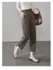 Pantalones Banana de Boutique de Alta Calidad para Mujer, Nuevo Estilo Otoño 2026, Corte Holgado, Sensación de Lujo, Pantalones Cortos de Guadaña, Pantalones Casuales para Mujer