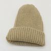 Gorro de lana de color sólido para mujer, de comercio exterior, nuevo, de invierno, cálido, de estilo coreano, informal, resistente al frío, rizado, combina con todo