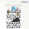 Bolsa de Almacenamiento para Dormitorio Lista para Usar Bolsa Colgante Tela de Algodón y Lino Bolsa de Almacenamiento Bolsa Colgante de Pared para Puerta Dropshipping