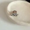 Exquisito Pasador Pequeño de Garra con Perla Nuevo para Mujer Clip Lateral para Flequillo Clip de Tiburón de Gama Alta Dulce Accesorio para el Cabello