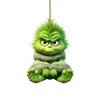 Pendente de Bebê Grinch 2D Novo Transfronteiriço Decoração de Natal Decoração de Árvore de Natal Pingente de Acrílico