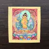 Núcleo de Thangka con Ocho Deidades Guardianas Pintadas a Mano de Nepal Xizang
