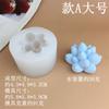 Molde de Silicone Suculenta Tridimensional DIY Aromaterapia para Carro Gesso Vela Molde de Suculenta Ornamentos Criativos Plantas em Vaso Feitas à Mão