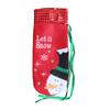 Decorações de Natal bordado criativo velho boneco de neve conjunto de vinho de Natal saco de presente lantejoulas conjunto de garrafa de vinho