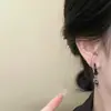 Pendientes de Murciélago y Calavera Transfronterizos Estilo Gótico Oscuro Pendientes Personalizados Pendientes Geniales Europeos y Americanos Tendencia