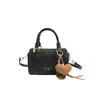 Yue Zi 2026 Otoño Temprano Nuevo Estampado de Leopardo Retro Bolso Pequeño Moda Versátil Bolso de Hombro Cruzado Bolso Boston Almohada