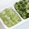 [Jianjia] Cuentas Redondas de 10 mm Jade Glaseado Sensación Rota Cuentas Popcorn Bicolor Accesorios con Cuentas DIY Pulsera Collar